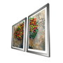 Wallity Pinturas Decorativas en MDF con Marco Multicolor (2 Piezas)